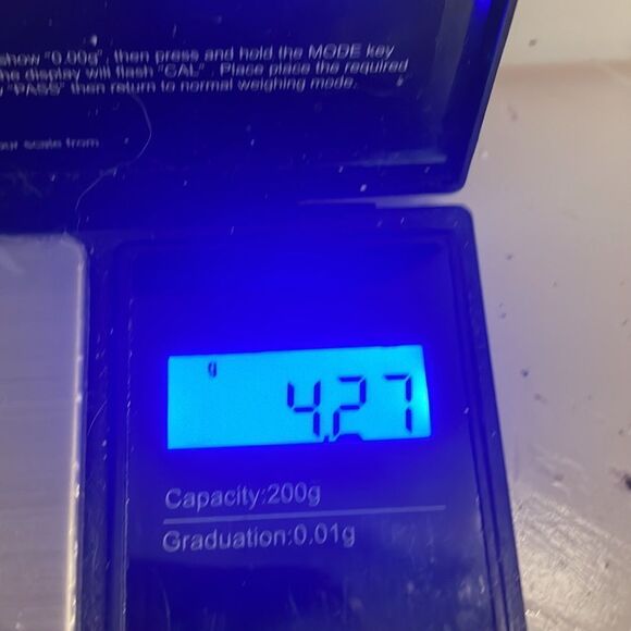 Size 8.75 polished silver tone emerald cut prong set blue sapphire like ring - Picture 7 of 8